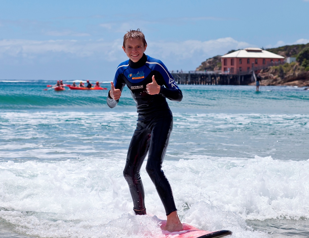 2hr Group Surf Surf Lesson 'Barrel of Fun' at Tathra Beach